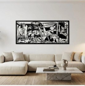 Resim Picasso Kübist Guernica Metal Tablosu Sanat Koleksiyonu 