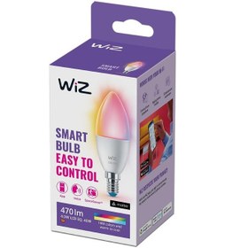 Resim Wiz 40W Renkli Ambiyans E14 Akıllı Ampul (C37) 