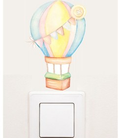 Resim MSticker Sevimli Priz Sticker - Balon 