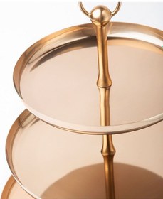 Resim Gokvalla Kek Standı Bakır 