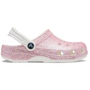 Resim Crocs Classic Glitter Clog Pembe Simli Çocuk Terlik 206993-1DG Crocs