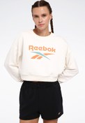 Resim NEW ID CRP CREW Ekru Kadın Sweatshirt Reebok