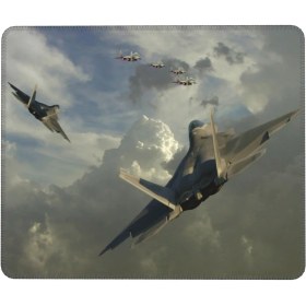 Resim Xiaoai Uçak Mouse Pad 7x8.6 Inç Kaymaz Ka Tabanlı Kablosuz Fare Bilgisayarlar Dizüstü Ofis Için Dayanıklı Malzemeler (Yurt Dışından) 