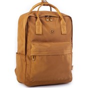 Resim Nas Bag Unisex Sırt Ve El Çantası Büyük Boy Su Geçirmez Sırt Çantası 29x40 Cm Hardal 