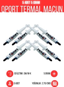 Resim Qport Termal Macun 5 Adet & 5 Gram & Yüksek Kalite & Yüksek Isı İletimi 