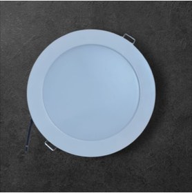 Resim Helios Ledmar Helios Opto 12W Yuvarlak 6500K Beyaz Işık Plastik Arka Işık Paneli HS 1103 