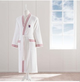 Resim Taç Lisanslı Trabzonspor Bordo Mavi Pamuk L Yetişkin Bornoz Beyaz 000000015001997613 Beyaz 