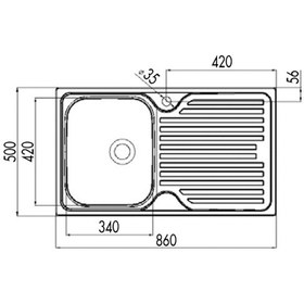Resim Teka Princess 50 B Paslanmaz Çelik Eviye - 40109051 