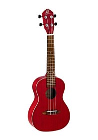 Resim Ortega Rufire Rufıre Concert Ukulele Red Satin 