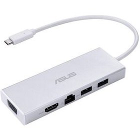 Resim Asus OS200 5-in-1 USB-C Dongle, White 