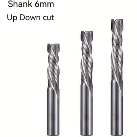 Resim 2 adet 6mm Shank Up & Down Cut Spiral Karbür Matkap Uçları - Yüksek Hız CNC Frezeleme, Ahşap İşleme, Metal İşleme - Dayanıklı Sertleştirilmiş Çelik, Hassas Kesme Kenarları, CNC Frezeleme Matkap Uçları, Ahşap İşleme Araçları, Hassas Araçlama, Metal İşleme Araçları, Sağlam Araç Tasarımı, Araç Yapıcılar 