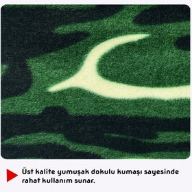 Resim Savex Polar Kar Maskesi Yeşil Kamuflaj 
