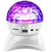 Resim BLUE İNTER L740 Disko Topu Led Işıklı Şarjlı Bluetooth Hoparlör Disco Speaker Aux/fm/tf Card Siyah 
