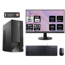 Resim LENOVO Neo 50T AE01ATXS026 i3 12100 32GB RAM 256GB SSD 23.8" FDOS MASAÜSTÜ BİLGİSAYAR 