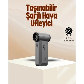 Resim Mercansa Yüksek Hızlı Kablosuz El Tipi Hava Üfleme Temizlik Cihazı 