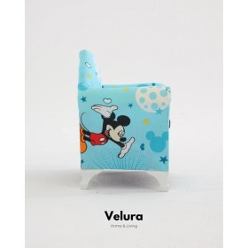 Resim Velura Home & Living Çocuk Koltuğu & Mickey Mouse Desenli - Turkuaz 