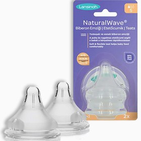 Resim Lansinoh Natural Wave Biberon Emziği Yavaş Akışlı 