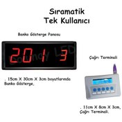 Resim Sıramatik Tek Kullanıcı Çağrı Terminali ve Banko Göstergesi 