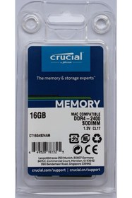 Resim Crucial Ram Bellek For Mac 16gb Ddr4 2400mhz Sodımm Ct16g4s24am 
