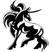 Resim Unicorn Oto Motor Laptop Duvar Folyo Sticker 30 X 33 