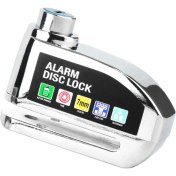 Resim Parallax Bisiklet Elektrikli Araç Motosiklet Tekerleği Disk Fren Kilidi Güvenliği Hırsızlık Karşıtı Motosiklet Asma Kilit Kilidi Gümüş (Yurt Dışından) 