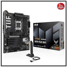 Resim Asus Tuf Gamıng X870-plus Wıfı 8000mhz Oc Ddr5 Soket Am5 M.2 Hdmı Atx Anakart 