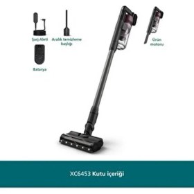 Resim Philips 6000 Serisi Kablosuz Dikey Süpürge, Powercyclone 11, 64 Dakika Kullanım Süresi, LED Başlıklı 