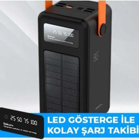 Resim ACL PW-53 LED Aydınlatmalı 80.000 mAh Taşınabilir Şarj Aleti/Powerbank 