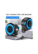 Resim Dası Kendinden Kilitlemeli Kalınlaşmış Çelik Mezura 3/5/7.5/10 M Yüksek Hassasiyetli Ölçüm Cetveli Mesafe Ölçer Ölçme Aracı 