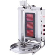 Resim eurofaz Işıkgaz Silverinox Elektrikli 3 Radyanlı Üstten Motorlu Döner Ocağı 