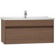 Resim Vitra S50 100 Cm Lavabo Dolabı Koyu Meşe 54744 Meşe 