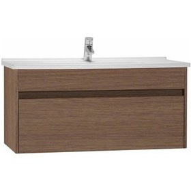 Resim Vitra S50 100 Cm Lavabo Dolabı Koyu Meşe 54744 Meşe 