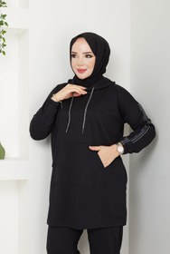 Resim CNG MODA Oversize Model Tesettür Eşofman Takımı 