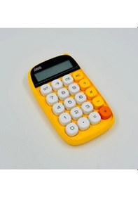 Resim Zr734 Jn-660 Junno Sarı Hesap Makinesi 