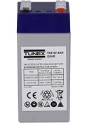 Resim Tunex 4v 4a 0,45 Kg Kuru Bakımsız Akü 48 102 108 Mm Tnx-4v4a 
