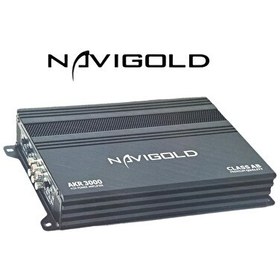 Resim Navigold AKR-3000 4 Kanal Profesyonel Stereo Oto Amfi 3000W 2 Ohm 4x90W RMS - 4 Ohm 4x60W RMS 