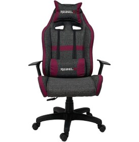 Resim Rebelx Oyuncu Koltuğu Lion Krom Ayak Pembe Renk 