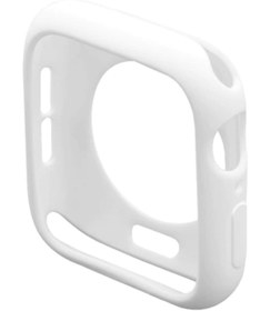 Resim Microcase Apple Watch Serie 4 - 5 44 Mm Candy Color Serisi Silikon Kılıf - Beyaz Mc1403 