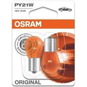 Resim Osram Py21W Nesil 93 Turuncu Sinyal Ampul 12V 21W Tek Duy - 
