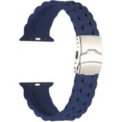 Resim Teknocep Watch 7 45mm Krd-72 Uyumlu Kordon-lacivert 