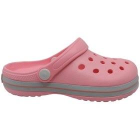 Resim Akınalbella 260 Çocuk Penbe - Beyaz Plaj Havuz Banyo Günlük Terlik Sandalet Pembe 