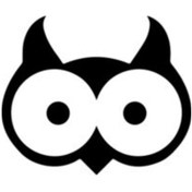 Resim Baykuş Kafası Oto Motor Laptop Duvar Folyo Sticker 20 X 16 