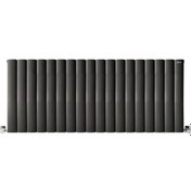 Resim 600mm x 1435mm Lilac Yüksek Isı Kapasiteli Dekoratif Yatay Alüminyum Antrasit Radyatör 