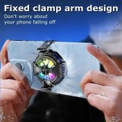 Resim Alfa MEC P60 Cep Telefonu Yarı Iletken Soğutma Fanı Radyatör Manyetik/arka-Klip 2 Ios Android Tablet Fanı 