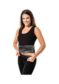 Resim Onlinegiyim Sauna Etkili Terleten Termal Tayt Atlet Takımsiyahl Siyah 