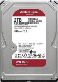 Resim Wd Red 3,5 2tb 64mb 5400rpm Wd20efax 