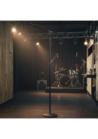 Resim Lastvoice Bms-02 Hareketli Kol Döküm Tabanlı Boy Mikrofon Standı Sehpası 