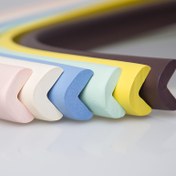 Resim 2m Bebek Anti-Kollizyon Şeridi Toksik Olmayan Masa Köşe Koruyucu Duvar Köşe Yatak Köşe Kenar Koruma Sünger Yapışkan Şeritler 