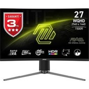 Resim MSI 27 MAG 27CQ6PF 2560x1440 (WQHD) 16:9 CURVE 1500R RAPID VA 180HZ 0.5MS FREESYNC GAMING MONITOR 