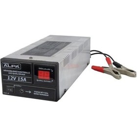 Resim Alpa 12Volt 15Amper Mikroişlemci Kontrollü Akü Şarj Cihazı / 84444659 